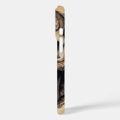 分娩カバー上のスカルのインクスケッチ Case-Mate iPhoneケース (裏面 / 左)