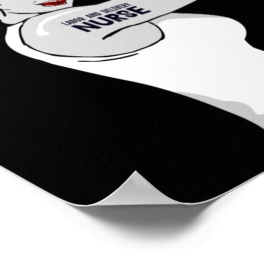 分娩ナース看護学校ナース日 ポスター (角)