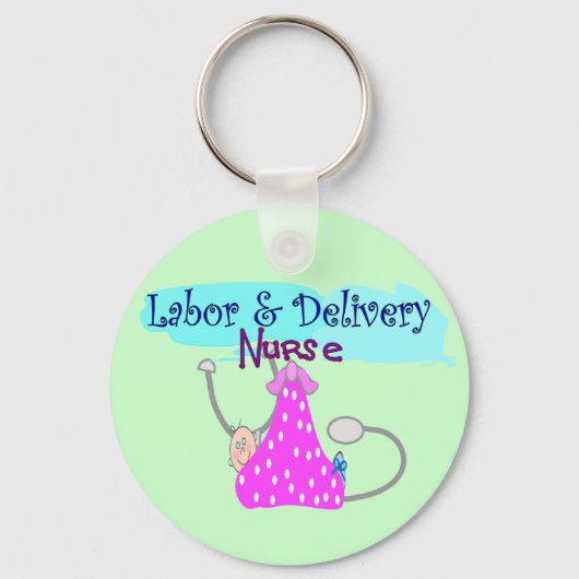 分娩ナース キーホルダー (正面)
