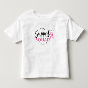 分娩乳がんピンクリボンを支援 トドラーTシャツ
