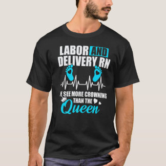 分娩室看護師 赤ちゃん誕生 L D 看護 Rn Tシャツ
