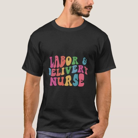分娩用ナース Tシャツ (正面)