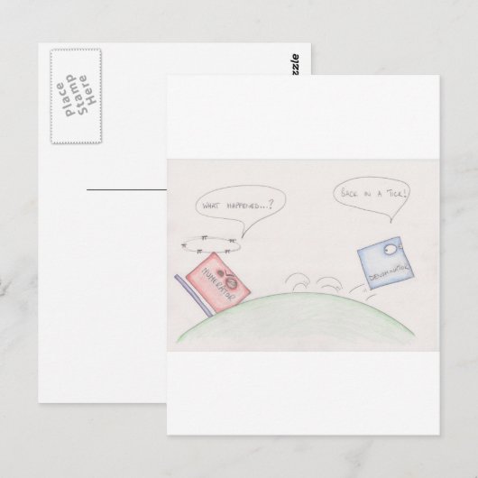 分子と分母 ポストカード (正面/裏面)