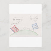 分子と分母 ポストカード (正面)