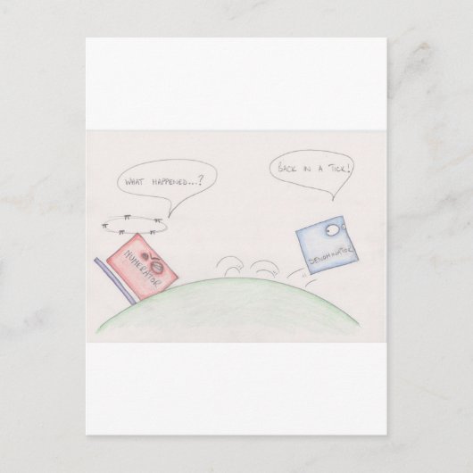 分子と分母 ポストカード (正面)