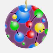 分子の壁紙 セラミックオーナメント (裏面)