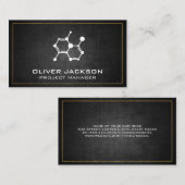 分子アイコン | 科学者 名刺 (正面/裏面)