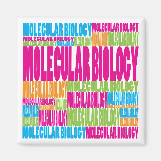 分子カラフル生物学 マグネット (正面)
