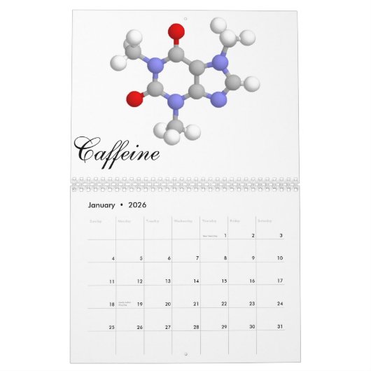 分子コレクション2011年 カレンダー (1月 2026)