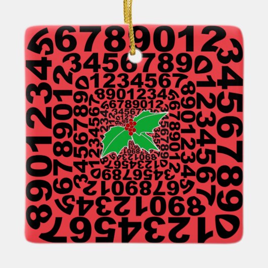 分子デザインオーナメント セラミックオーナメント (正面)