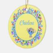 分子パーソナライズされた粒子平和原子 セラミックオーナメント (左)