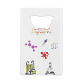 分子工学化学エンジニアリング クレジットカード栓抜き (裏面)