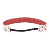 分子構造パターン アスレチックヘッドバンド (裏面)