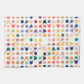 分子構造パターン キッチンタオル (横)