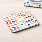 分子構造パターン コースター (左側)