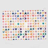 分子構造パターン ゴルフタオル (横)