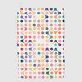 分子構造パターン ゴルフタオル (正面)