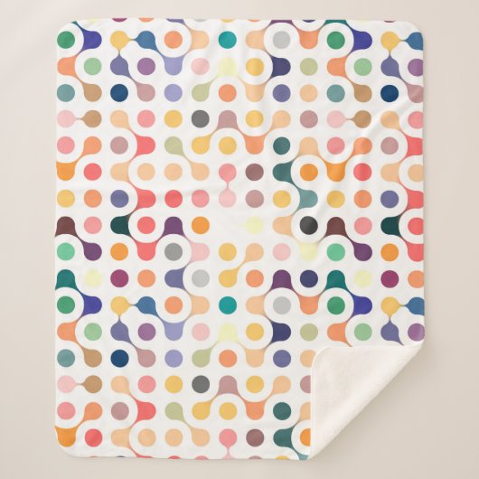 分子構造パターン シェルパブランケット (正面)