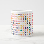 分子構造パターン ジャンボコーヒーマグカップ (正面)