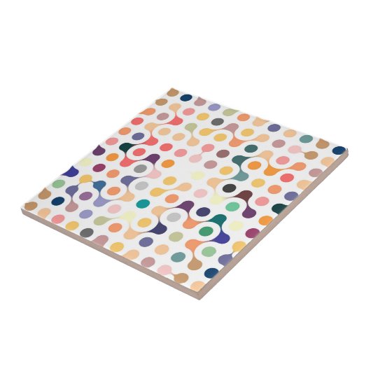 分子構造パターン タイル (側面)