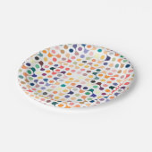 分子構造パターン ペーパープレート (アングル)