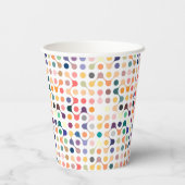 分子構造パターン 紙コップ (裏面)