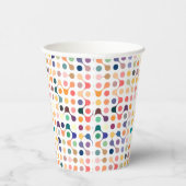 分子構造パターン 紙コップ (右)