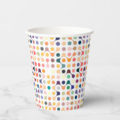 分子構造パターン 紙コップ (正面)