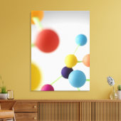 分子構造。 キャンバスプリント (インサイチュ (リビング))