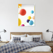 分子構造。 キャンバスプリント (インサイチュ (寝室))