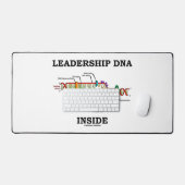 分子生物学のユーモアの中でリーダーシップDNA デスクマット (キーボード&マウス)