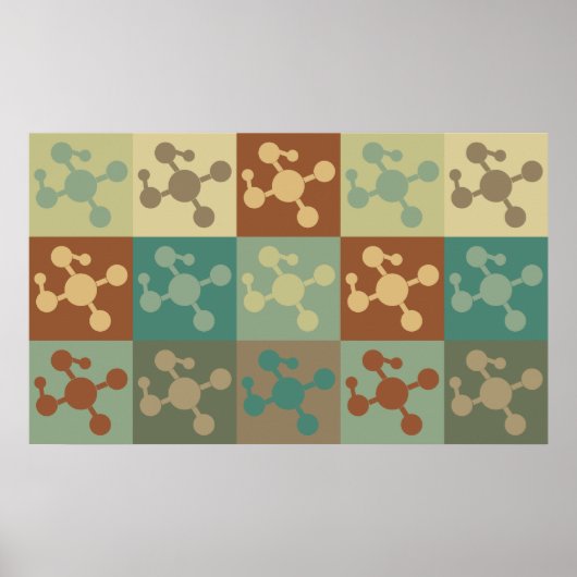 分子生物学ポップ・アートの芸術 ポスター (正面)