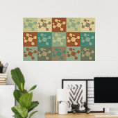 分子生物学ポップ・アートの芸術 ポスター (ホームオフィス)