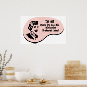 分子生物学者の声 ポスター (キッチン)