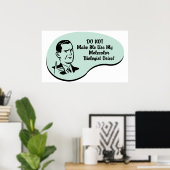 分子生物学者の声 ポスター (ホームオフィス)