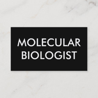 分子生物学者 名刺