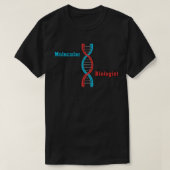分子生物学者 Tシャツ (デザイン正面)