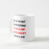 分子病理学素晴らし者 コーヒーマグカップ (正面左)