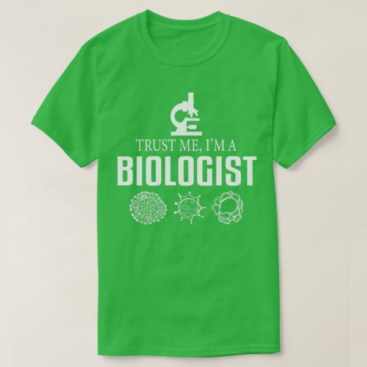 分子細胞生物学 Tシャツ (デザイン正面)