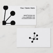 分子、ここのあなたの名前、 名刺 (正面/裏面)