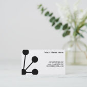 分子、ここのあなたの名前、 名刺 (スタンド正面)