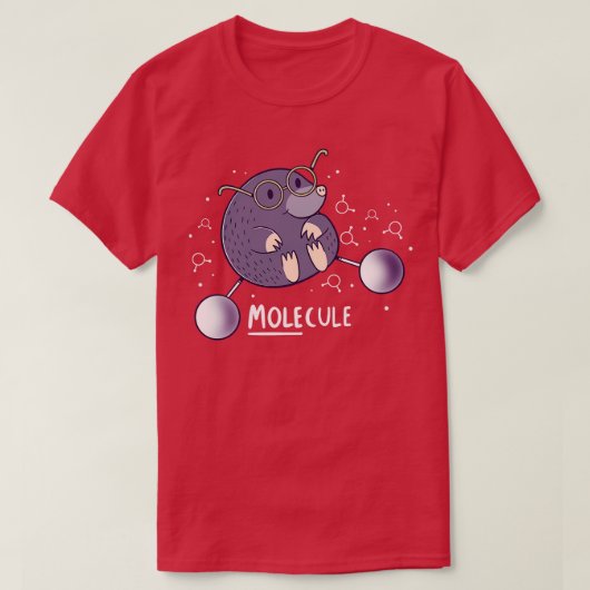 分子 Tシャツ (デザイン正面)