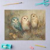 分岐お洒落切り離し上の3つのフール 薄葉紙 (クラフト)