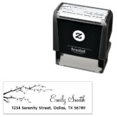 分岐アドレスの開花 セルフインキングスタンプ (インサイチュ)