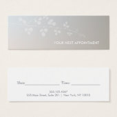 分岐エレガントサロンスパアポイントメントアラーム (正面&裏面)