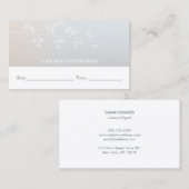 分岐エレガントサロンスパアポイントメントアラーム 予約カード (正面/裏面)