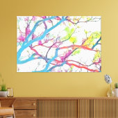 分岐キャンバス印刷（浮動） キャンバスプリント (インサイチュ (リビング))