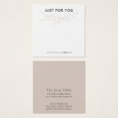 分岐スモダンタッドア自然リング表示カード (正面&裏面)