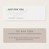 分岐スモダンタッドア自然リング表示カード (正面&裏面)