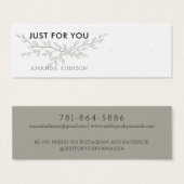 分岐スモダンタッドア自然リング表示カード (正面&裏面)